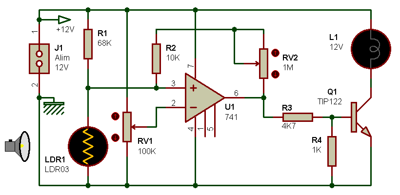 Schema interrupteur electronique