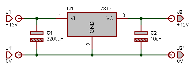 Régulateur de tension 12V - L7812CV