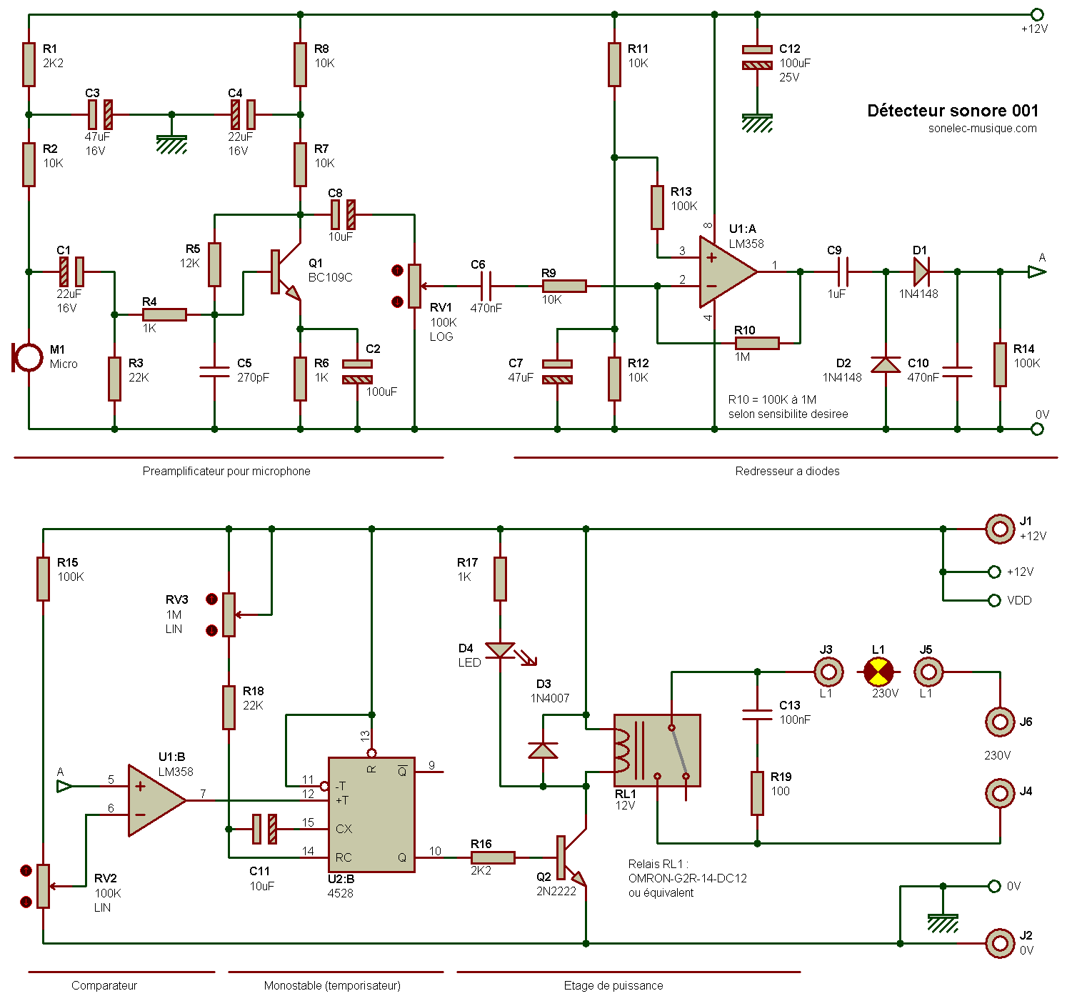 Electronique - Realisations - Detecteur cable encastre 001