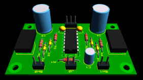 Generateur audio 003 - PCB 3D