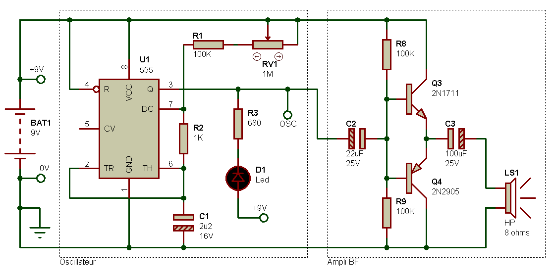 Un métronome électronique à base de NE555