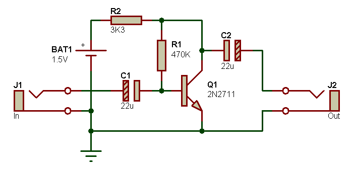 Petite précision sur schéma de préampli micro simple