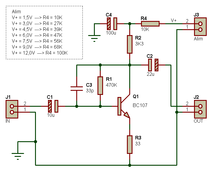 Electronique - Realisations - Préampli micro 002