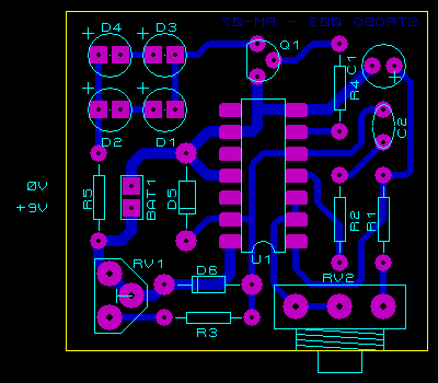 Stroboscope leds 003 - PCB