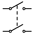 Interrupteur double (DPST)