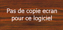 Pas de copie ecran pour ce logiciel