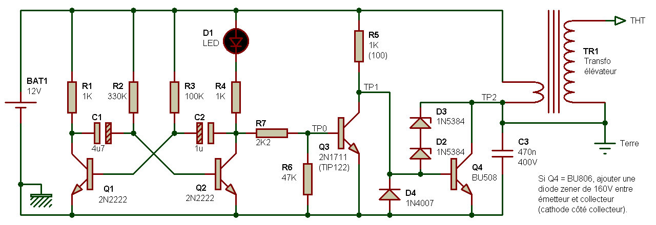 schema cloture electrique 12v