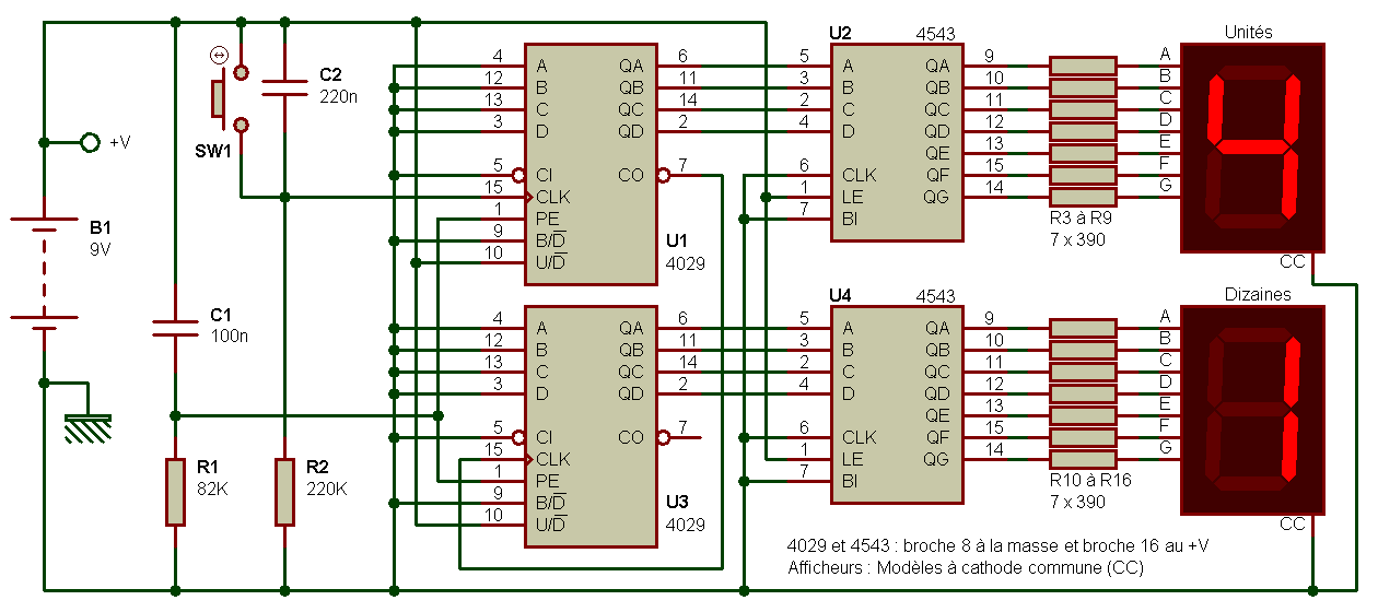 Electronique - Realisations - Compteur 001