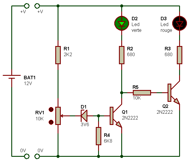 Electronique - Realisations - Indicateur niveau batterie 001