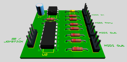 interface_midi_001_pcb_3d_a