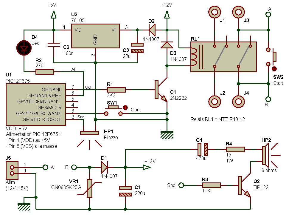 Electronique - Realisations - Interrupteur automatique 002