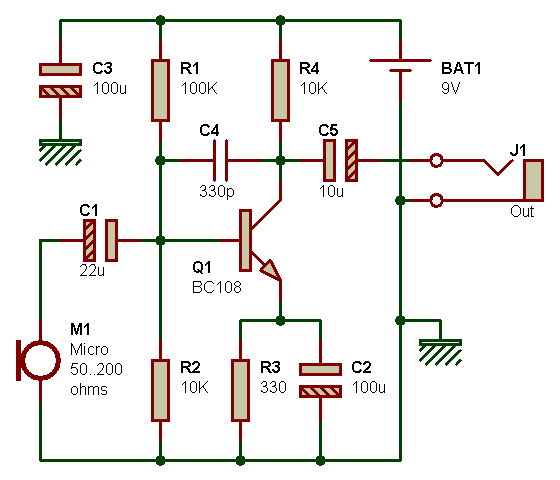 Electronique - Realisations - Preampli micro 019