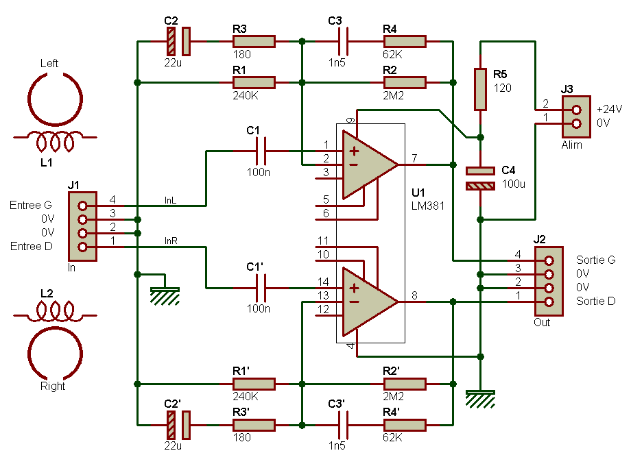 Amplificateur electronique pa mono 15w lecteur k7 magnetophone