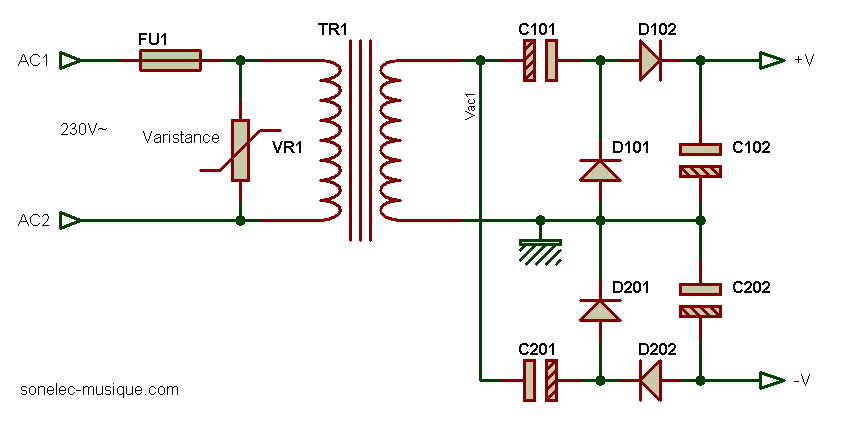 Electronique - Bases - Alimentations sans transfo