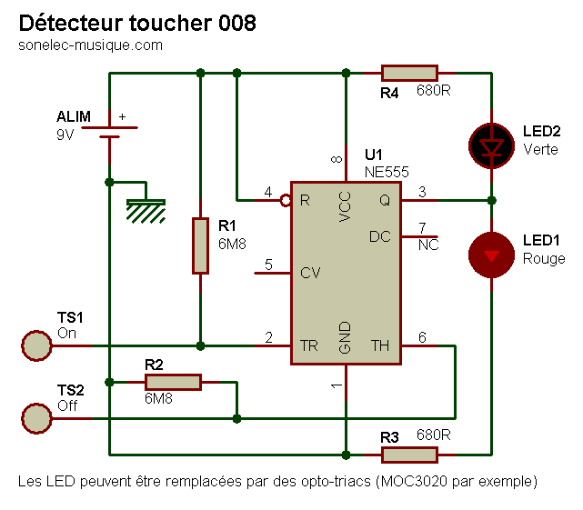 Electronique - Realisations - Detecteur toucher 009