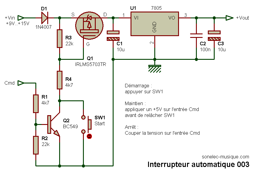 Electronique - Realisations - Interrupteur automatique 003