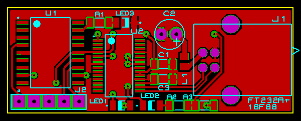 test_ft232r_16f88_pcb_components_top