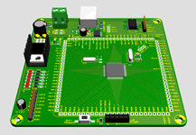 adaptateur_qfp40-100_quad-4x25_001_pcb_3d_front