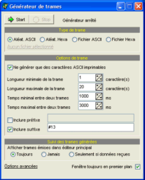 Generateur de trames
